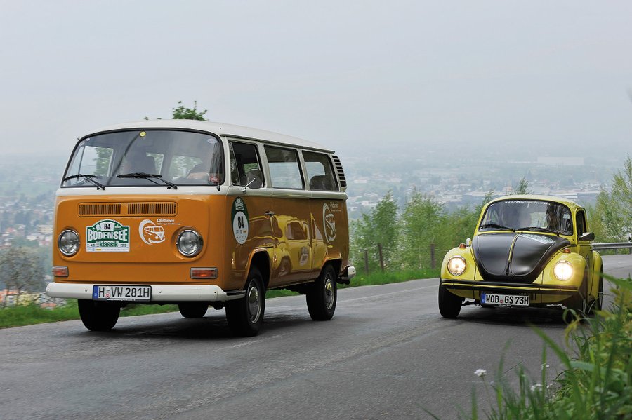 Volkswagen-Klassiker am Bodensee